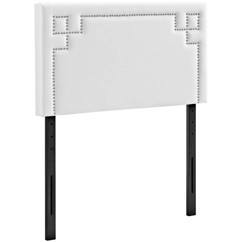 Josie White Vinyl Headboard