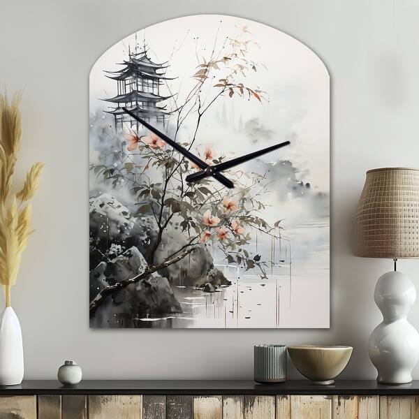 Designart - Asian Art Sumi Bird Serenity XIV - Asian Art Large Wall ...
