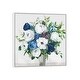 preview thumbnail 2 of 16, iCanvas "White-Blue Symphony" by Asia Jensen Framed Canvas Print White - 12x12