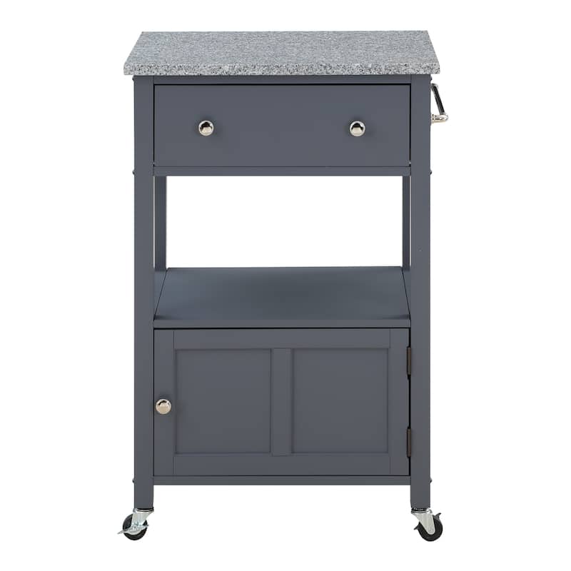 Fairfax Kitchen Cart with Granite Top