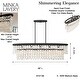 preview thumbnail 6 of 9, Minka Lavery 6707 Shimmering Elegance 5 Light 48" Wide Crystal Linear