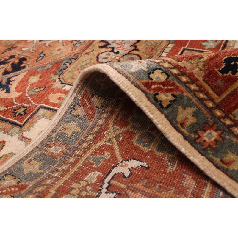 ECARPETGALLERY Hand-knotted Jules Sultane Ivory Wool Rug - 7'8 x 9'8