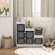 preview thumbnail 5 of 6, Toy Storage Organizer with Removable Bins and Three Layered Design - 37.8"L x 15.2"W x 35.4"H