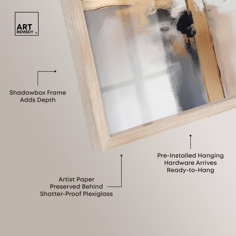 Golden Hour I Shadowbox by Art Remedy