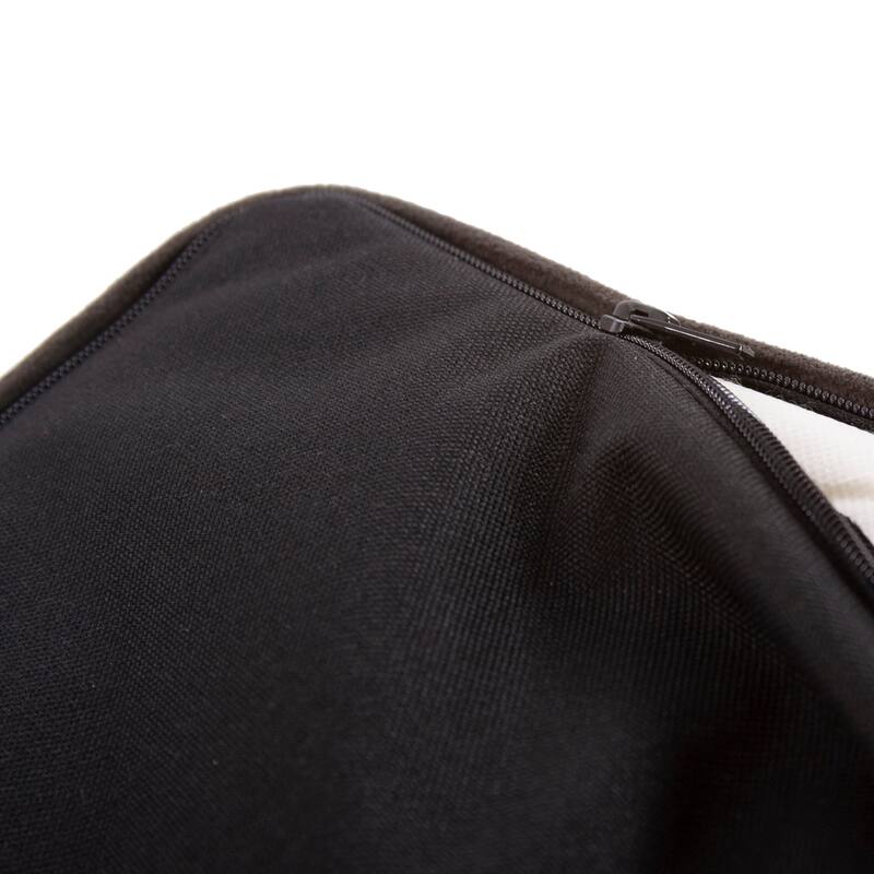 Allan Andrews No Tip Block Ottoman with Cover, Sterling Collection