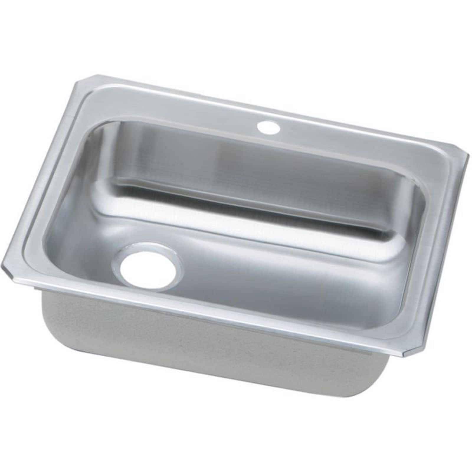 Elkay Celebrity 25In 20 Gauge Stainless Steel SingleBowl DropIn Sink Single hole On Sale