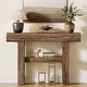 preview thumbnail 4 of 28, 41-Inch Farmhouse Console Table for Entryway, 2-Tier Narrow Sofa Table - 41.34" W x 11.81" D x 31.5" H