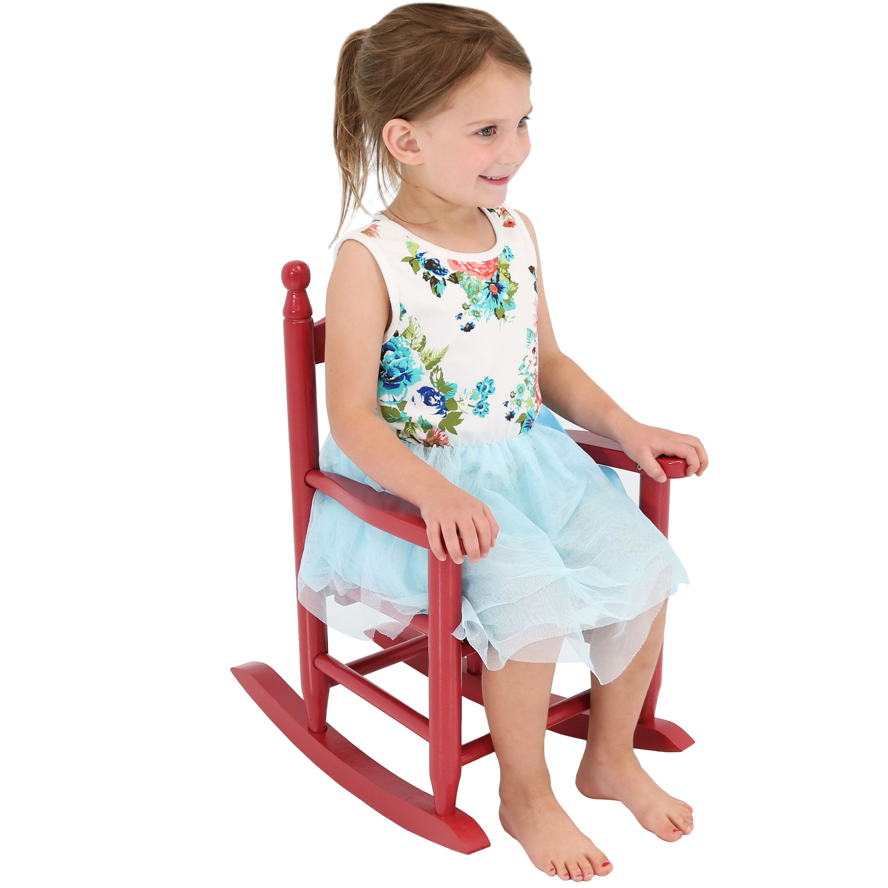 Sunnydaze Toddler Modern Wooden Rocking Chair Non Toxic Paint Choose a Color Bed Bath Beyond 22963946
