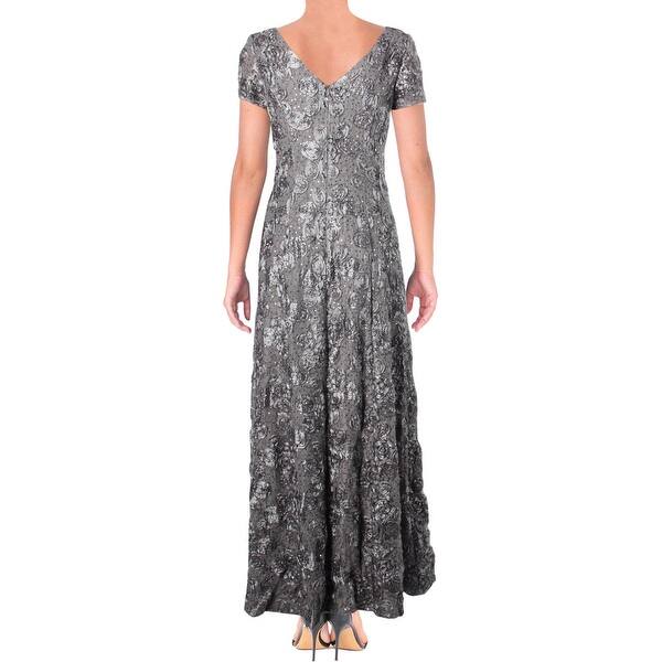 Shop Alex Evenings Womens Evening Dress Sequined Soutache
