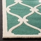 preview thumbnail 11 of 54, SAFAVIEH Handmade Cambridge Sinda Modern Moroccan Wool Rug 2'6" x 4' - Teal/Ivory - Rectangle