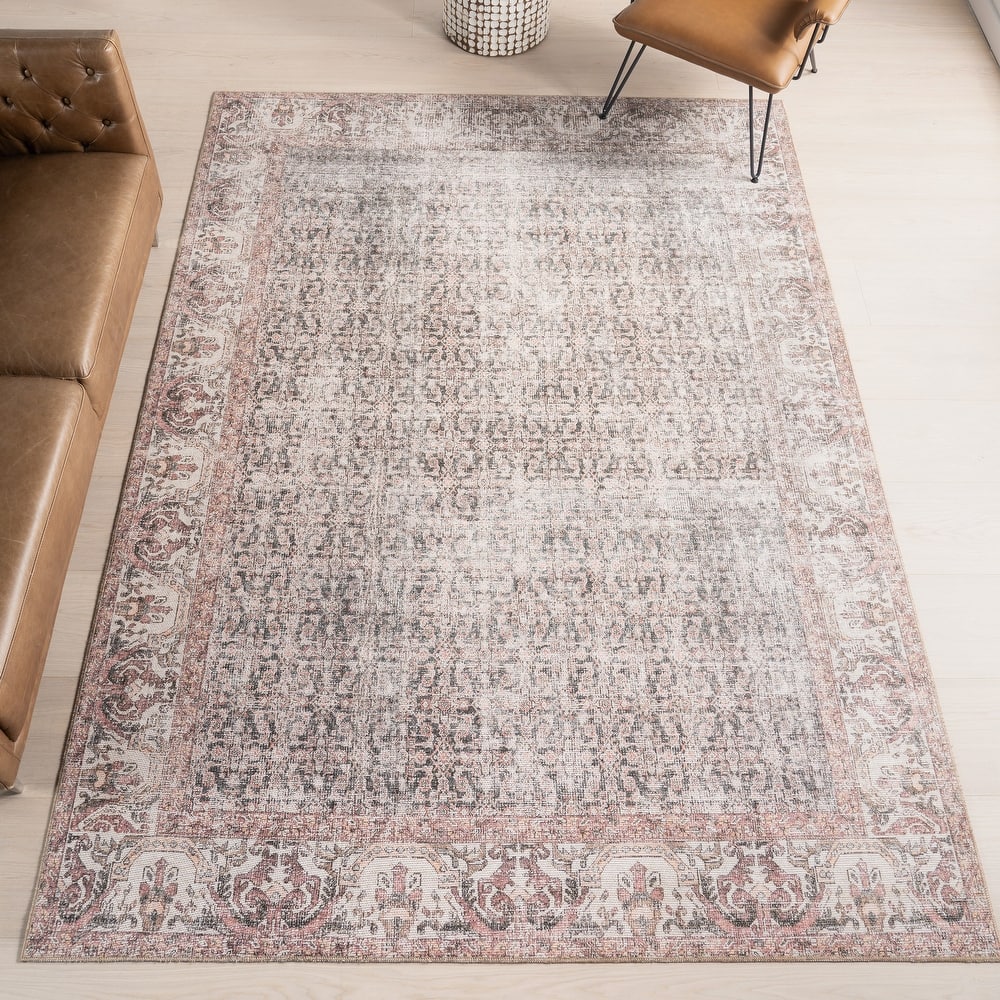 Nuloom Hillstone Collection Traditional Vintage Medallion Area Rug