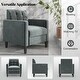 preview thumbnail 9 of 8, Costway 1/2 PCS Mid Century Modern Velvet Accent Chair with Tufted