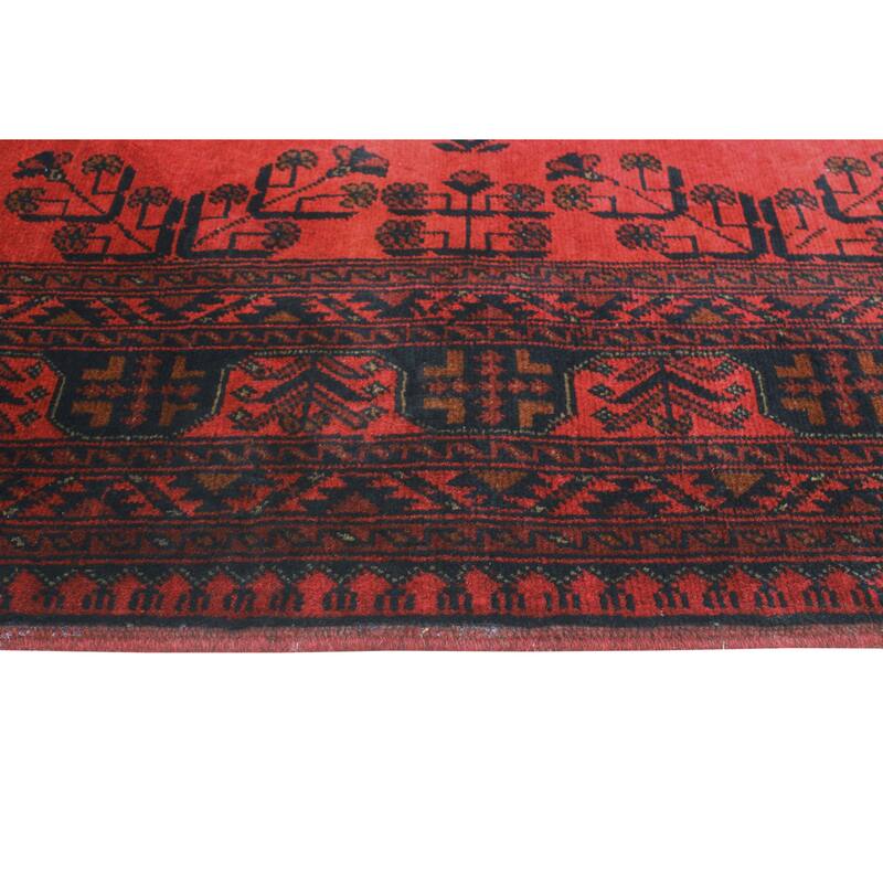 Khal Mohammadi Liaqat Red/Navy Rug - 4'11" x 6'5"