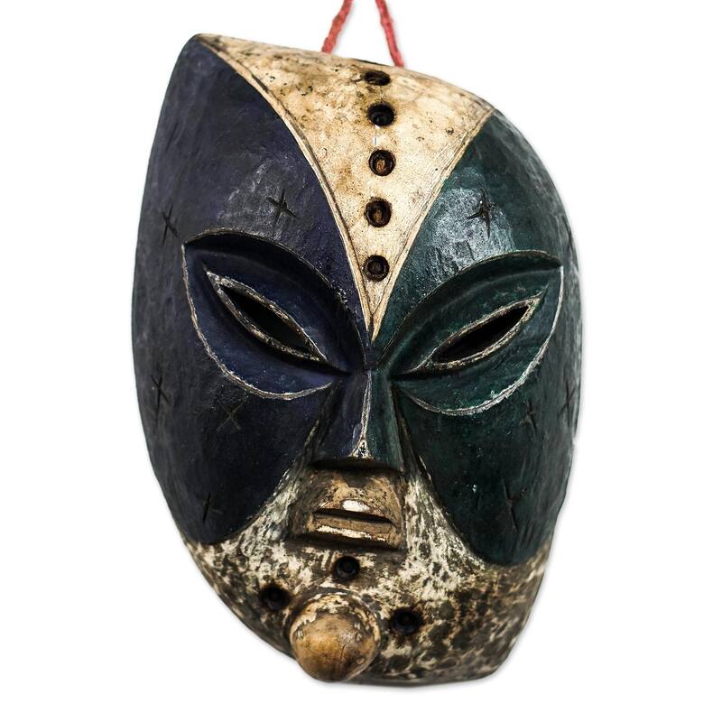 Novica Handmade Guro African Wood Mask