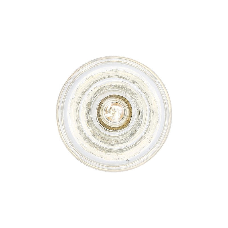 Golden Lighting Keating 1-light Pendant in Antique Ivory and Hammered Water Glass - Gold