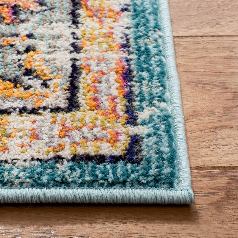 SAFAVIEH Madison Sabire Boho Medallion Distressed Rug