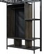 preview thumbnail 21 of 19, Twin Size Metal Loft Bed with Built-in Wardrobe, Desk and Shelves