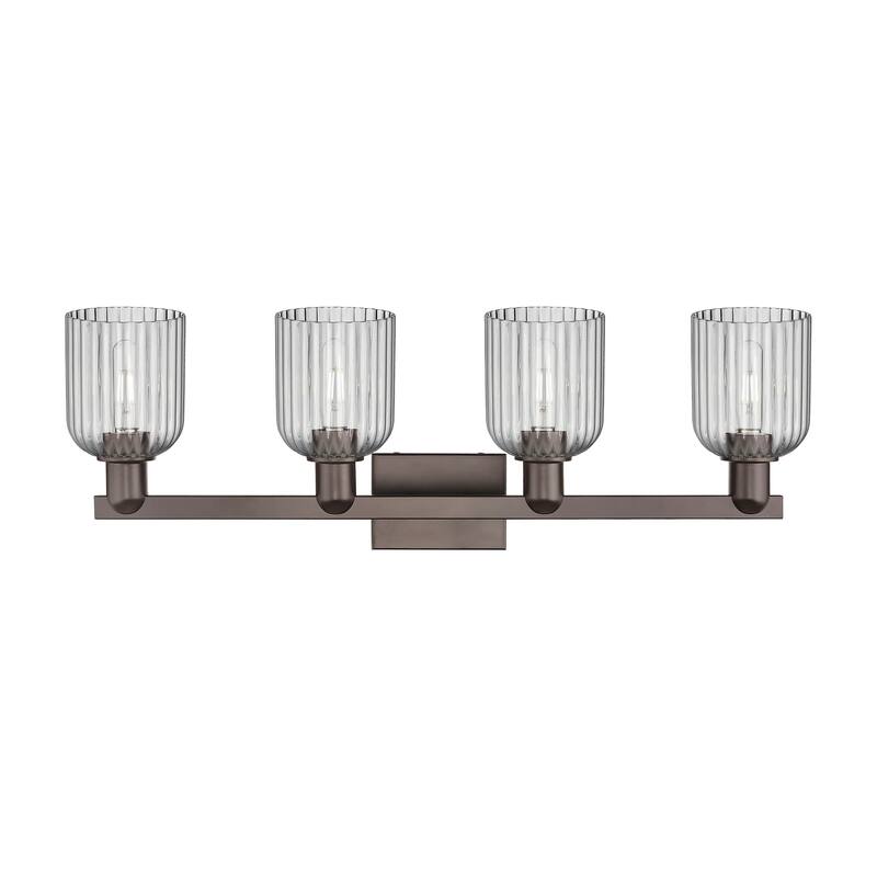 Innovations Lighting Downtown Urban - Bridal Veil - 4 Light 32" Bath Vanity Light