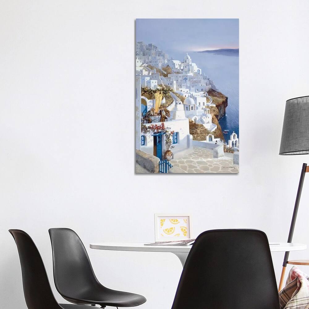 iCanvas "Santorni" by Maher Morcos Canvas Print