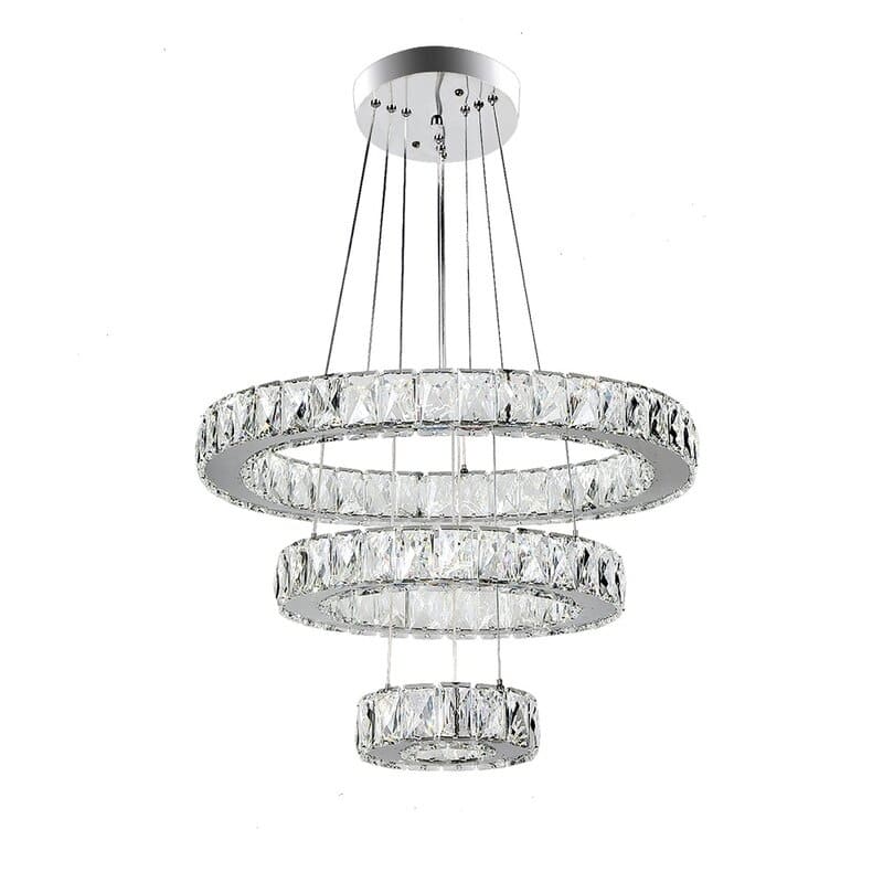 Maxax 3 - Light Unique / Statement Geometric LED Chandelier Accents - YX400