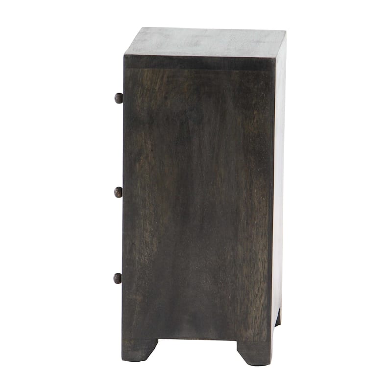 Rustic 10 x 6 Inch Rectangular 6-Drawer Jewelry Chest by Studio 350