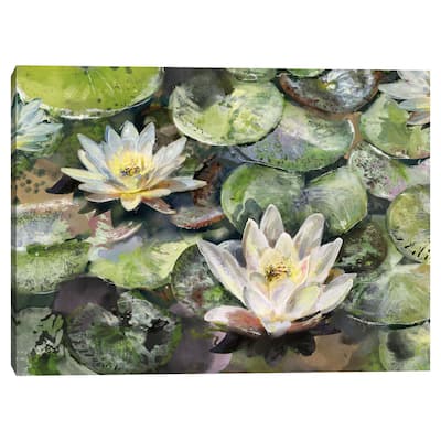 Lotus Blossoms by Studio Arts Canvas Art Print by Studio Arts Canvas Art Print