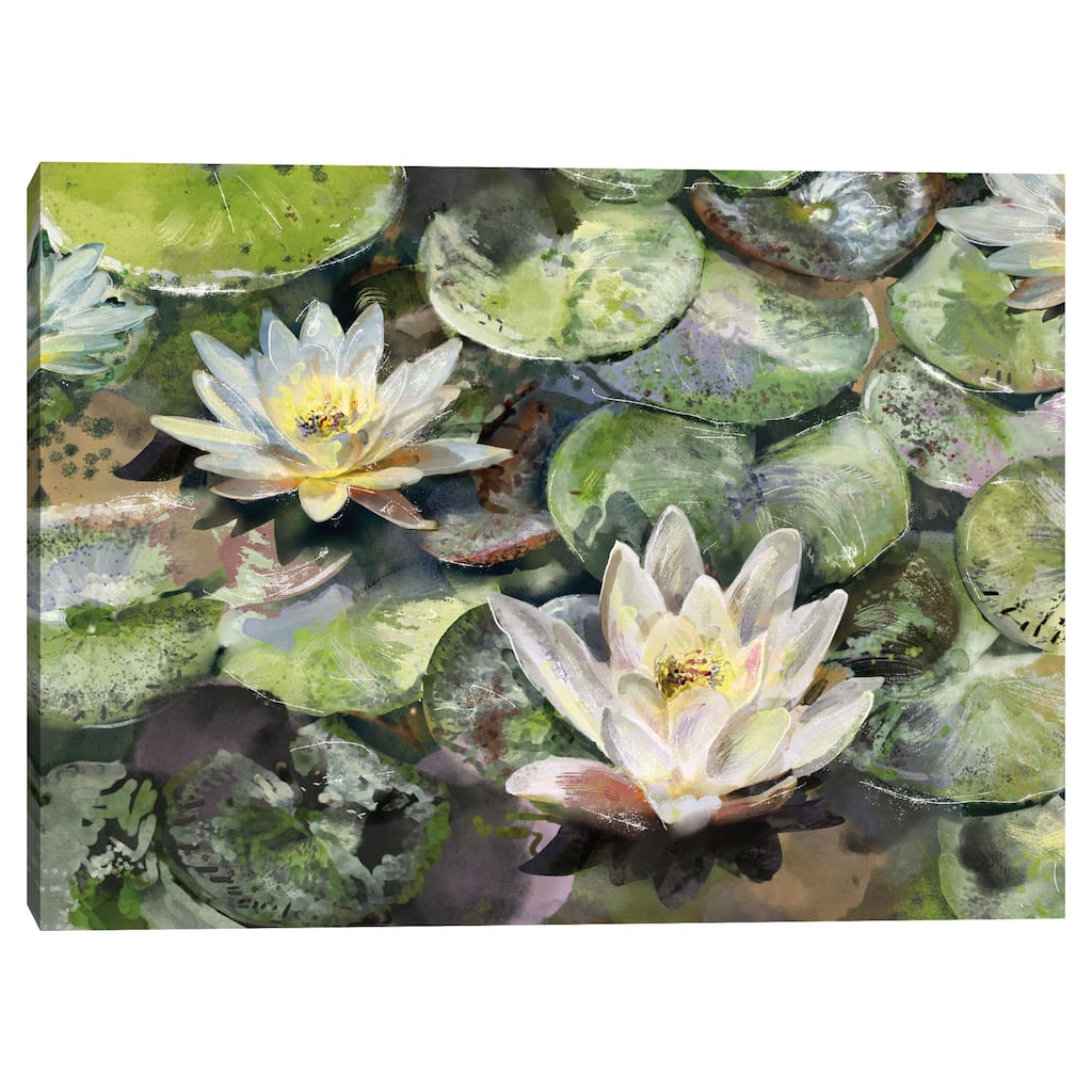 Lotus Blossoms by Studio Arts Canvas Art Print by Studio Arts Canvas Art Print