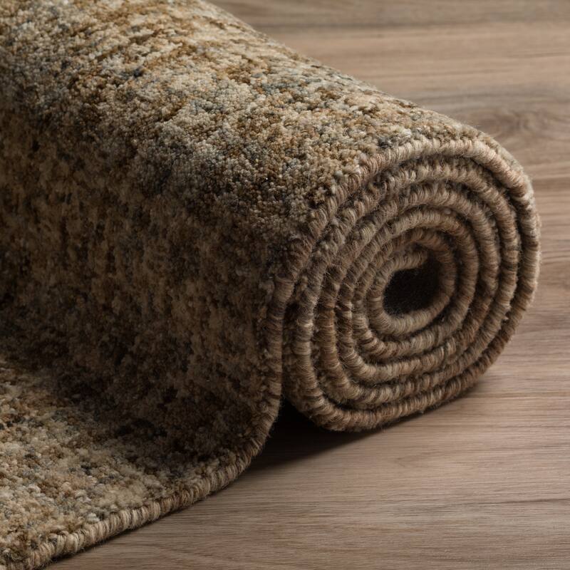 Addison Eastman Variegated Solid Wool Area Rug