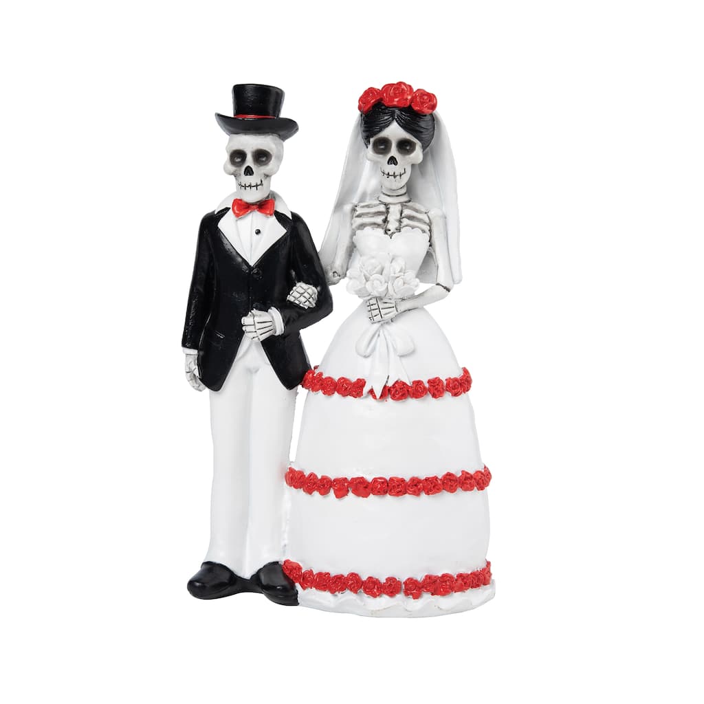 Skeleton Husband & Wife Figurine