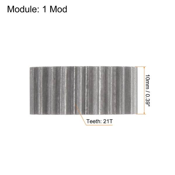Spur Gear 6mm Inner Hole Gear 21T Mod 1 Carbon Steel Motor Gear - Bed ...