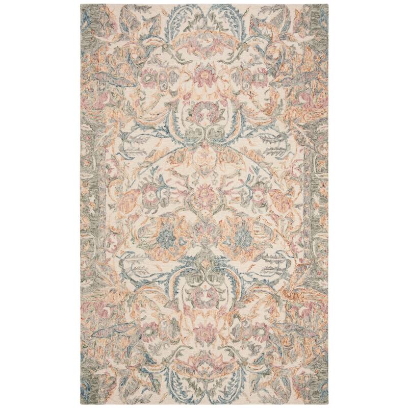 SAFAVIEH Handmade Micro-Loop Synnove Wool Rug