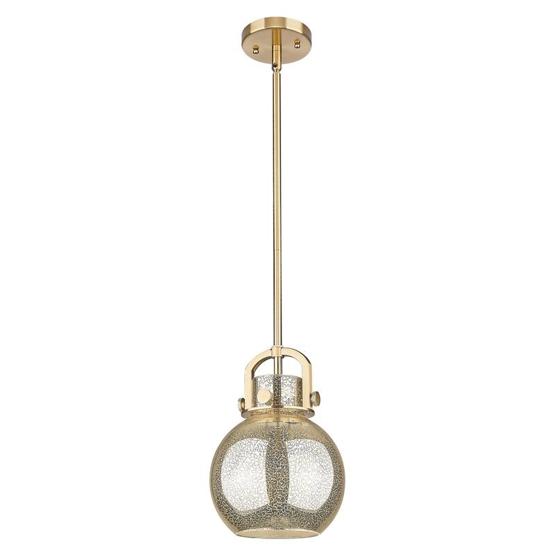 Innovations Lighting Downtown Urban - Newton Sphere - 1 Light 8" Stem Hung Arched-Frame Mini Pendant