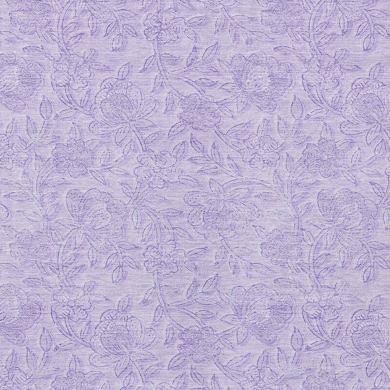 HomeRoots Floral Transitional Rectangle Outdoor Rug