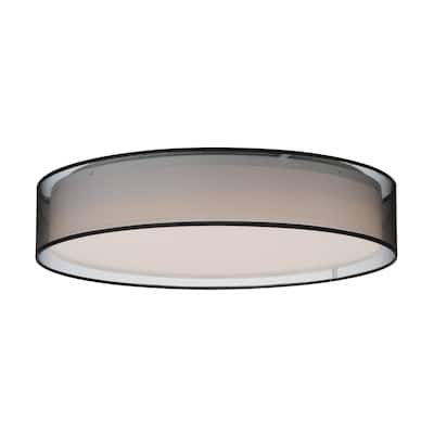Maxim 10227 Prime 25" Wide LED Flush Mount Drum Ceiling Fixture with
