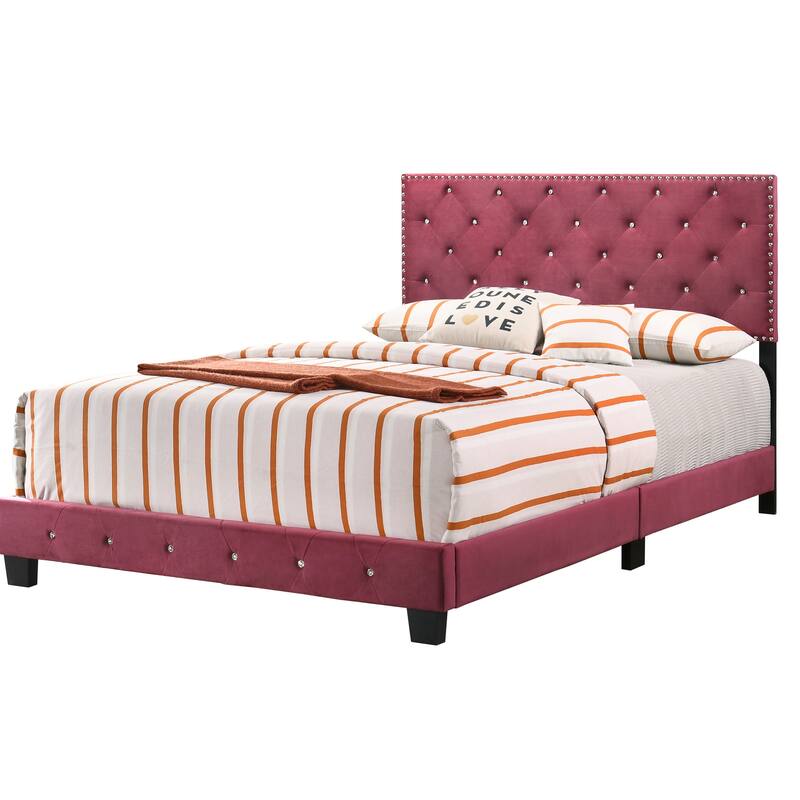 Charming Cherry Full Bed for Modern Bedrooms