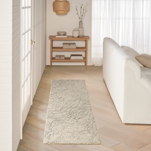DKNY Pure Angles Indoor only Abstract Area Rug - Bed Bath & Beyond
