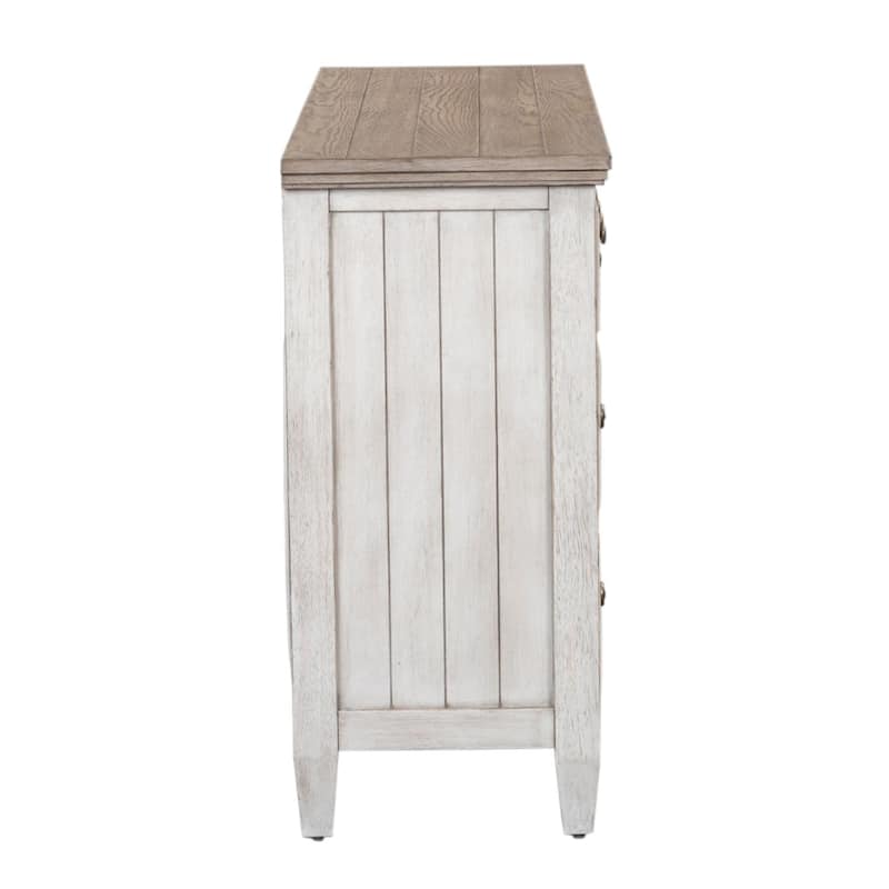 Heartland Antique White and Tobacco 9 Drawer Dresser