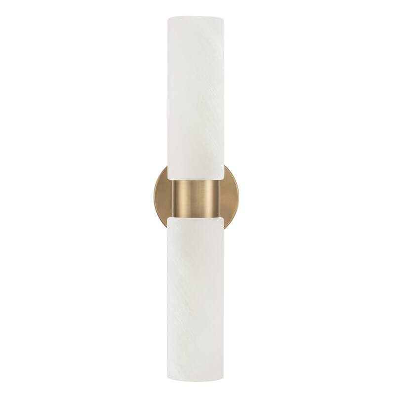 Alyssa 2-Light Sconce - 5"W x 20.5"H x 5"E