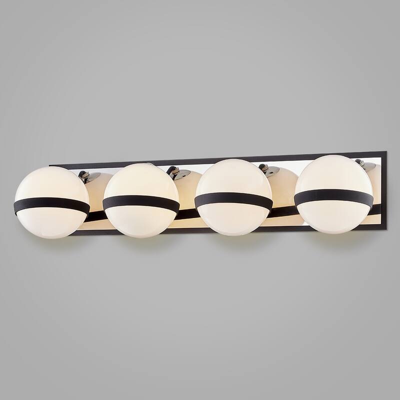 Troy Lighting Ace Vanity with Opal White Glass