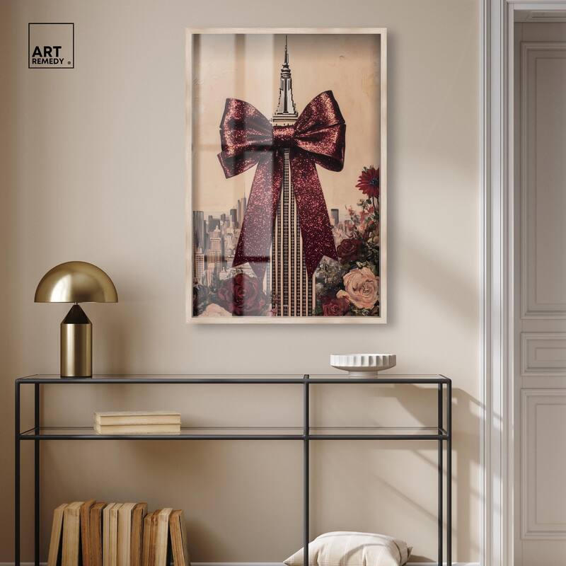 Sparkling Empire State Building Shadowbox by Art Remedy