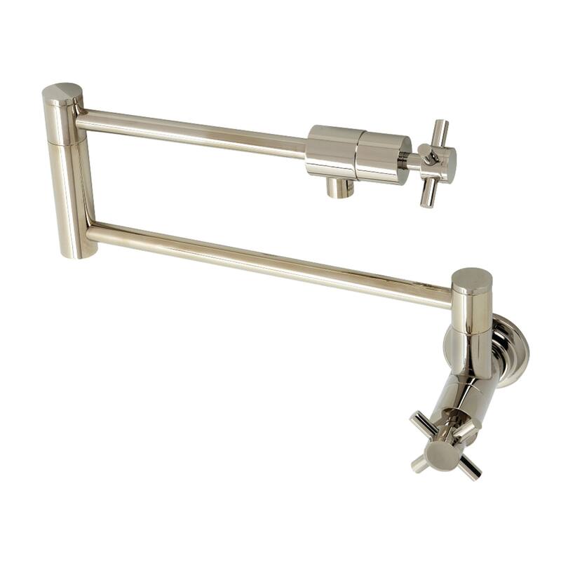Kingston Brass Concord Wall Mount Pot Filler - Polished Nickel