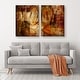 preview thumbnail 2 of 2, Ready2HangArt 'ETABX III' 2-Pc Rustic Abstract Canvas Art Set