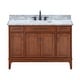 preview thumbnail 3 of 20, Madison 48 in. Single Sink Bathroom Vanity with Carrara Marble Top - 49"W x 22"D