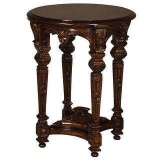 Design Toscano Louis XIV Mahogany Side Table - Bed Bath & Beyond - 40129233