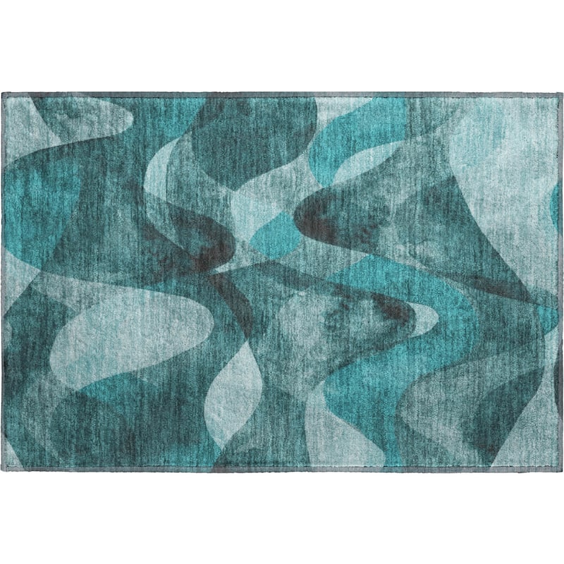 Premium Washable Super Soft Abstract Contemporary Mayfield Rug