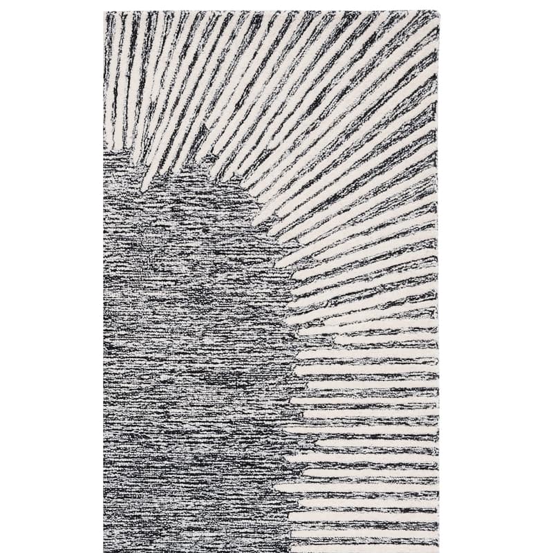 SAFAVIEH Handmade Abstract Sofoula Modern Wool Rug