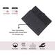 Home Weavers Bellflower Collection Absorbent Cotton Machine Washable Bath Rug