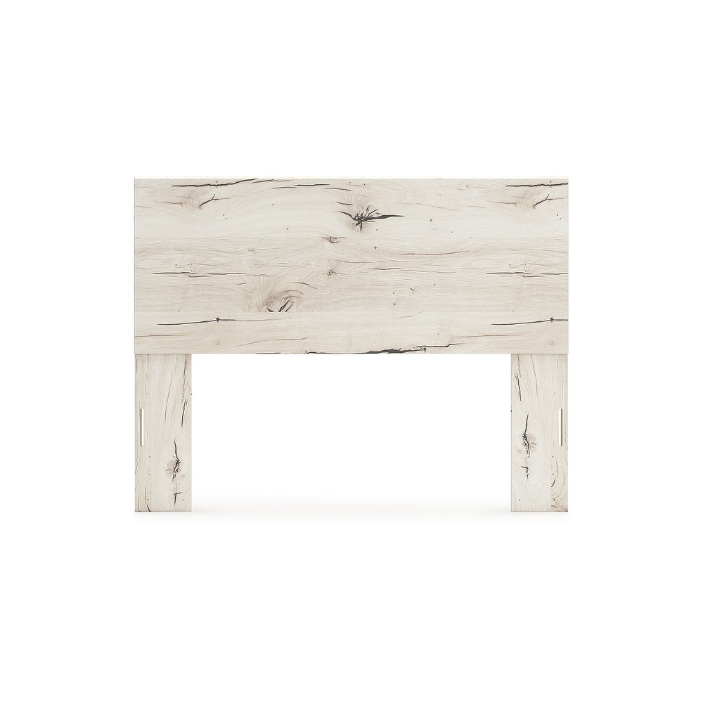 Signature Design by Ashley Lawroy Light Natural Panel Headboard