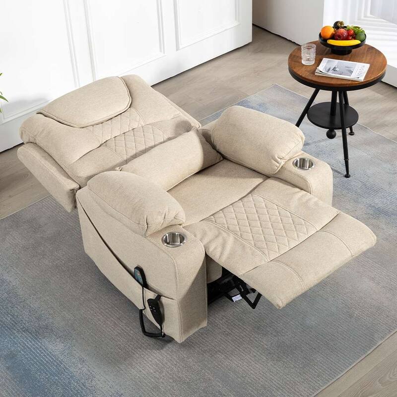 Upgraded Flagship Dual Motor Independent Control Oversized 180° Lay Flat Power Lift Recliner Chair