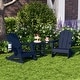 preview thumbnail 38 of 58, Laguna Kids Outdoor Poly Adirondack Rocking Chair with Side Table 3-Piece Set